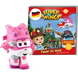 tonies Hörfigur für Toniebox, Super Wings – Feuer im Wald, Hörspiel mit 4 Geschichten für Kinder ab 3 Jahren, Spielzeit ca. 58 Minuten