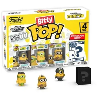 Funko - POP! - Minions - Bitty Pop! Minions 4 - Packs, 1 Stück, sortiert