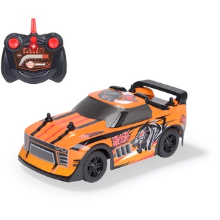 Dickie Toys - RC Auto Track Beast (orange-schwarz) - ferngesteuertes Auto für Kinder ab 6 Jahre mit Fernbedienung (2-Kanal FS, 2,4GHz) und Batterien, 15 cm, bis 6 km/h