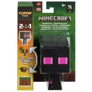 Minecraft Flippin' Figure Enderman + Grass