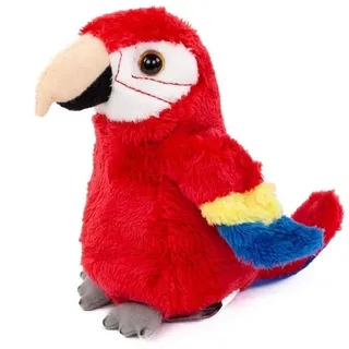 Teddys Rothenburg Kuscheltier Papagei rot 15 cm Kuscheltier Uni-Toys
