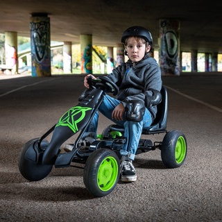 Xootz Go-Kart Viper schwarz-grün
