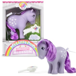 Primelchen Classic Pony, My Little Pony, Basic Fun, 35321, sammelbares Vintage-Pferde-Spielzeug für Kinder, Einhorn-Spielzeug für Jungen und Mädchen ab 3 Jahren