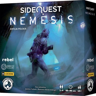 Rebel | SideQuest: Nemesis (polnische Edition) | Brettspiel | Puzzle | Alter 14+ | 1+ Spieler | Spielzeit ca. 120 Minuten, Einheitsgröße, Mehrfarbig