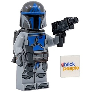LEGO Star Wars: Mandalorian Loyalist Warrior Minifigur mit zwei Pistolen und Umhang