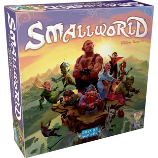 Days of Wonder , Small World, Board Game, Ages 8+, 2-5 Players, 40-80 Minute Playing Time