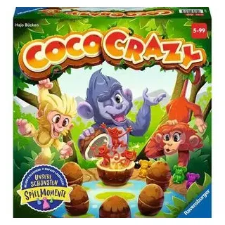 Ravensburger Brettspiel 20897, Coco Crazy, ab 5 Jahre, 2-8 Spieler