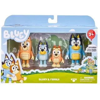 BLUEY Figuren-4er-Pack (Familie)