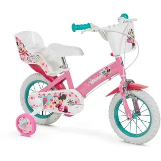 TOIMSA Jungen Fahrrad 30,5 cm (12 Zoll) Minnie Huffy (3/5 Jahre), bunt, Klein