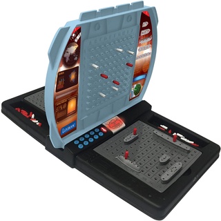 LEXIBOOK GT2800i1 Talking Sea Battle (Französisch, Englisch, Spanisch, Portugiesisch), elektronisches Brettspiel, 1 oder 2 Spieler, interaktiv, Licht- und Soundeffekte, Strategie, batteriebetrieben,