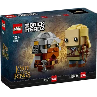 Lego Brickheadz 40751 Gimli + Legolas Der Herr Der Ringe