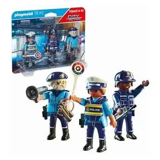 playmobil Spielset CITY ACTION 70669, ab 4 Jahre, Figurenset Polizei, 18 Teile