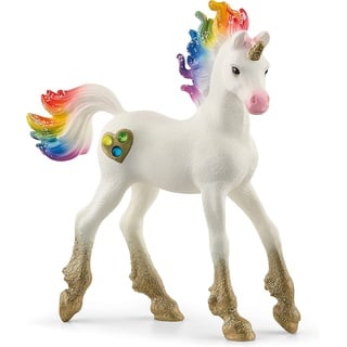 schleich 70727 Regenbogeneinhorn, Fohlen, für Kinder ab 5-12 Jahren, BAYALA - Spielfigur