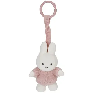 Tiamo NIJN909 Stoff Aufziehtier Miffy Hase Spielzeug für Babyschale/Kinderwagen - Fluffy pink