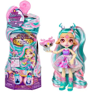 Moose Anziehpuppe Magic MIxies Galaxy Hair Pixling - Deerlee blau