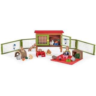 Schleich 72160 - Tierfiguren Farm World - Picknick mit kleinen Haustieren