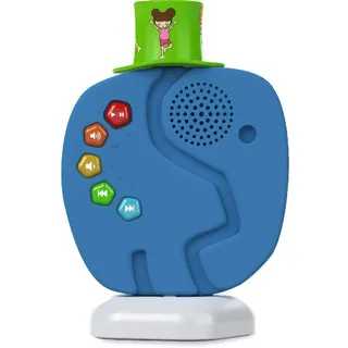 TechniSat TECHNIFANT - Audioplayer und Bluetooth-Lautsprecher für Kinder (inkl. Nachtlicht, mit MP3 bespielbarem Hütchen und leistungsstarkem Akku)