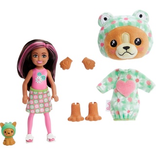 Barbie - Cutie Reveal Chelsea Costume Cuties Series - Dog in Frog / Mattel / Spiele (außer Software)