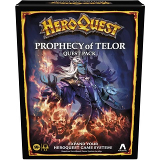 Hasbro HeroQuest Prophecy of Telor Quest Pack, benötigt HeroQuest-Spielsystem zum Spielen, Dungeon-Crawler-Spiele, ab 14 Jahren, für 2–5 Spieler, Strategiespiele