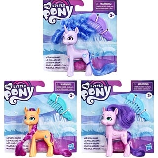 My Little Pony Best Movie Friends - bewegliche bewegliche Figuren mit Zubehör - Set von allen 3