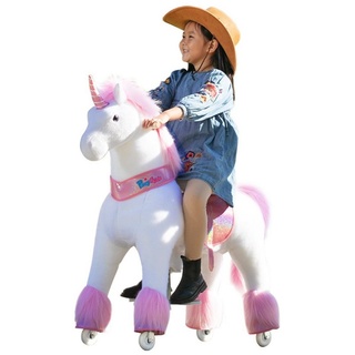 PonyCycle Reitpferd PonyCycle® offizielles Kinder Reiten auf Spielzeug auf rollen, Größe 5 ab 7 Jahren, Ux502 45 cm x 95 cm x 108 cm