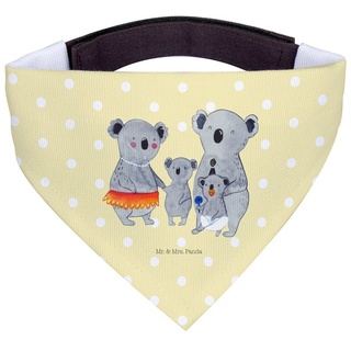 Mr. & Mrs. Panda Hundefliege Koala Familie - Gelb Pastell - Geschenk, große Hunde, Koalas, Tuch, g, Polyester gelb L