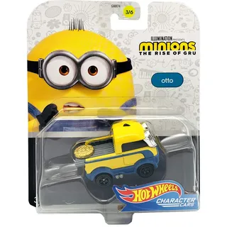 Hot Wheels Mattel GMH77, The Rise of Gru - Minions Character Car - Otto