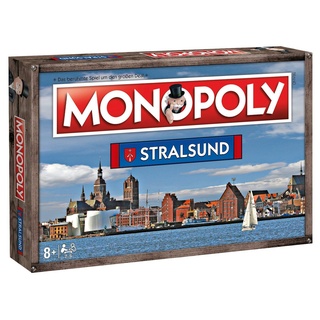 Winning Moves Spiel, Brettspiel »Monopoly Stralsund« beige