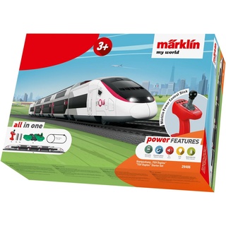 Märklin Modelleisenbahn-Set Märklin my world - Startpackung TGV Duplex - 29406, Spur H0, mit Licht und Sound weiß
