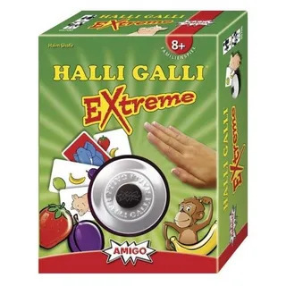 AMIGO Spiel, Familienspiel 5700 - Halli Galli - Extreme, Kartenspiel, für 2-6..., Reaktionsspiel bunt