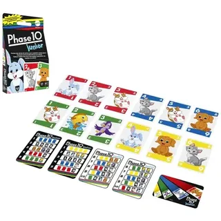 Mattel Games Phase 10 Junior, Kartenspiel, Kinderspiel, Familienspiel
