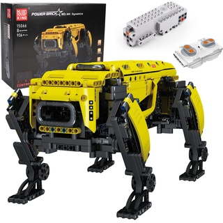 Mould King Technik Mechanischer Hund Bausteine, APP Fernbedienung Robot Dog Bausätze Spielzeug Geschenke für 8+ Jahre (936 Teile)