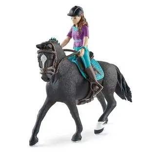 schleich Spielfigur HORSE CLUB 42541, ab 5 Jahre, Lisa und Storm, 15,5 x 18 cm, 10 Teile