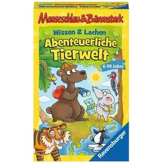 RAVENSBURGER 20737 Mauseschlau&Bärenstark Wissen und Lachen - Abenteuerliche Tierwelt