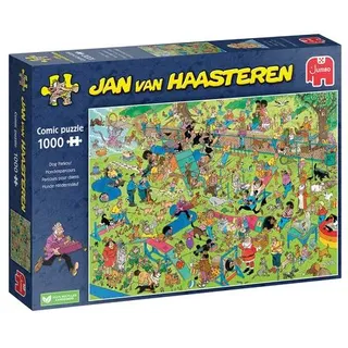 Jumbo Spiele 1110100322 Jan van Haasteren Hunde Hindernislauf 1000 Teile Puzzle