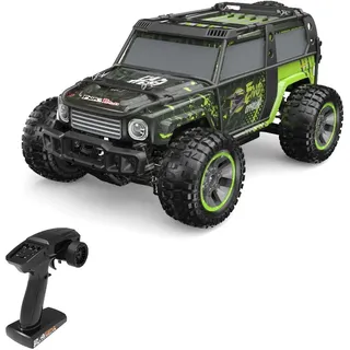 Ferngesteuertes Auto 1/10 2,4 GHz High Speed 65 km/h All Terrain Offroad Trucks 4WD Brushless Motor Vehicle Racing Kletterauto Geschenke fuer Kinde... - Grün