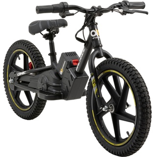 Elektro-Laufrad, 16 Zoll, Kinder-Balance-Bike m. 250 Watt, Scheibenbremsen, 3 Geschwindigkeitsstufen (Gelb)