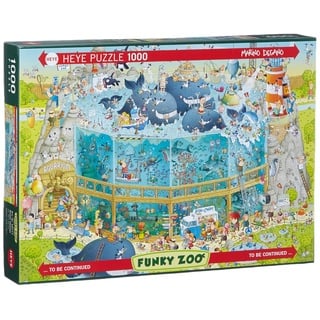 HEYE 29777 - Ocean Habitat Standard, Marino Degano, Funky Zoo, 1000 Teile Puzzle