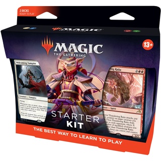 Magic The Gathering 2022 Starter Kit, 2 Ready-to-Play Decks, 2 MTG Arena Code Cards (Englische Version), D05660000, Multi