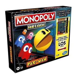 HASD1016 - Monopoly Arcade Pac-Man, Brettspiel, für 2-4 Spieler, ab 8 Jahren (DE-Ausgabe)