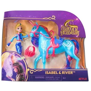 Unicorn Academy Isabel und Einhorn River Set - ca. 12 cm