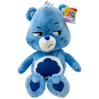 soma Kuscheltier Glücksbärchi Kuscheltier Care Bears Brumm Bärchi blau XXL 43 cm (1-St), Super weicher Plüsch Stofftier Kuscheltier für Kinder zum spielen