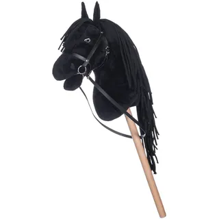 HKM Steckenpferd Hobby Horse Spielzeugpferd Schwarz