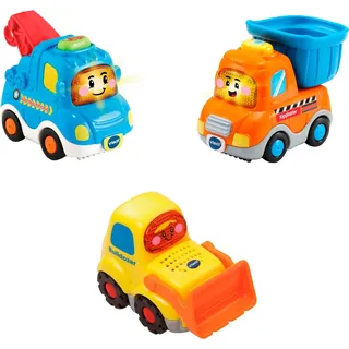 Vtech® Spielzeug-Auto Tut Tut Baby Flitzer - 3er Set Baustellenfahrzeuge, (Set) bunt