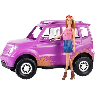 Barbie GHT18 - Spaß auf dem Bauernhof Puppe und Fahrzeug, Spielzeug ab 3 Jahren