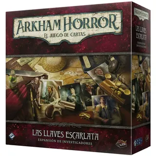 Fantasy Flight Games AHC69ES Arkham Horror LCG – Die Schlüssel Scharlachrot, Forscher – Kartenspiel auf Spanisch