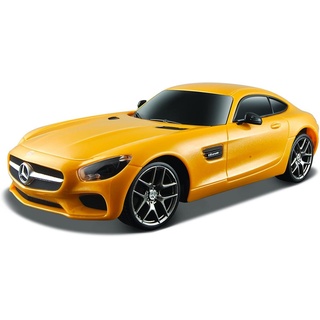 Maisto Tech Spielzeug-Auto »Ferngesteuertes Auto "Mercedes AMG GT" (gelb)«, Pistolengriff-Fernsteuerung gelb