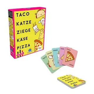 ASMODeeTM Taco Katze Ziege Käse Pizza Kartenspiel