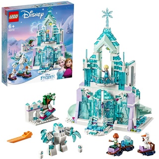 LEGO 43172 Disney Princess Elsas Magischer Eispalast, Set Mit Elsa- Und Anna-Minipuppen Und „Frozen“-Spielplatz