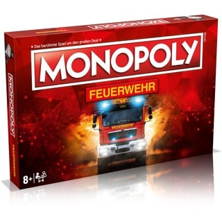 Monopoly - Feuerwehr - Brettspiel - Alter 8+ - Deutsch